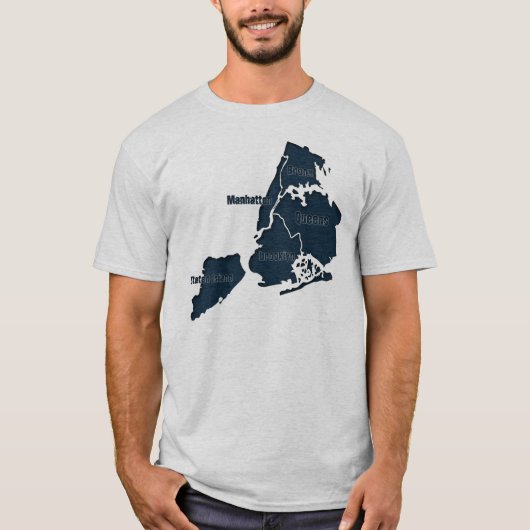 5 T-shirt des villes 2 (Devant)