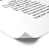 5 Tabelherfstbloemen Weddenschappen Poster (Hoek)