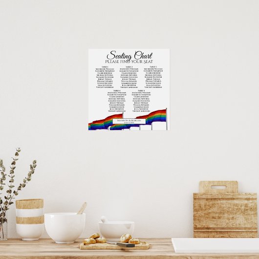5 Tableau Gay pride Indicateurs Mariage Sièges (Cuisine)