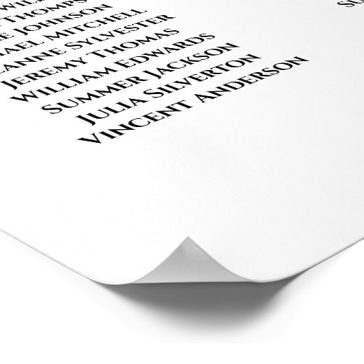 5 Tableau Roses blanches - Siège de bienvenue (Coin)