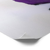 5 Tableau Royal Purple Rose Mariage Tableau de siè (Coin)