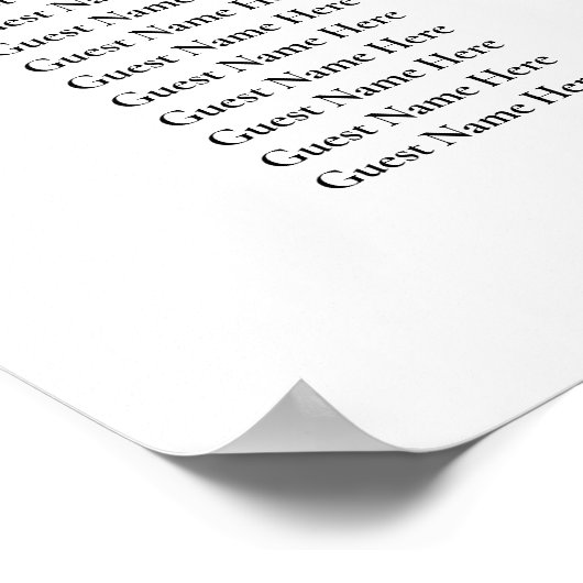 5 tafels groen elegante bruiloft zitgrafiek poster (Hoek)