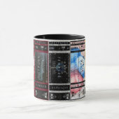 5 tasse de café de billet des billets cinq (Centre)