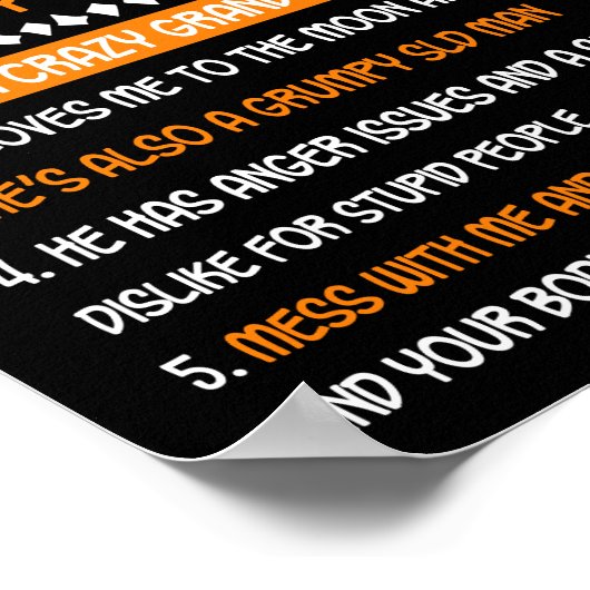 5 Things You Should Know About My Grandpa Poster (Hoek)