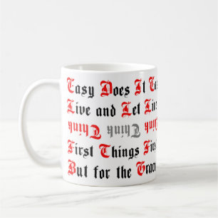 5 traditionele nuchterheid slogans mok