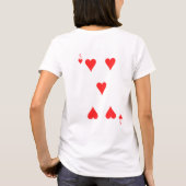 5 van het hart t-shirt (Achterkant)