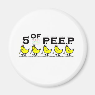 5 van P.E.E.P. Magneet