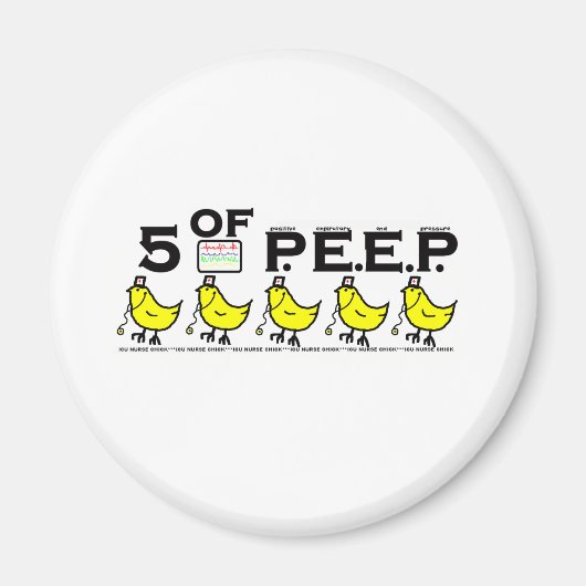 5 van P.E.E.P. Magneet (Voorkant)