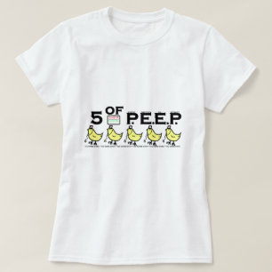5 van P.E.E.P. T-shirt