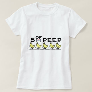 5 van P.E.E.P. T-shirt