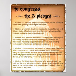 5 Verbintenissen Glenn Beck Poster