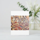 5 Violenten Briefkaart (Staand voorkant)