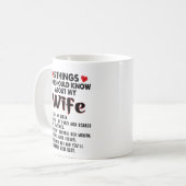 5 Wat je moet weten over mijn vrouw Koffiemok (Voorkant links)