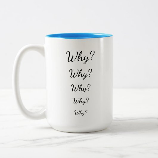 5 Wh UX Tweekleurige Koffiemok (Links)