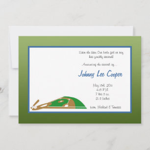 5 x7 Aankondiging van geboorte op basis van sport