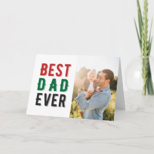 5"x7" "Beste papa ooit" Vaderdagkaart Kaart