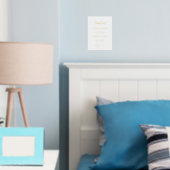 5 "x7" Gouden folie Art Print - doe het zelf (Insitu (Slaapkamer))