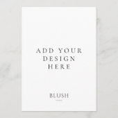 5 "x7" Menu Kaart afdrukken (Achterkant)