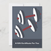 5 "x7" Minimale Corporate Wellness Cadeaubon (Voorkant)