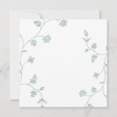 5 X 5 Faire-part de mariage (Dos)