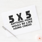 5 x 5 rechthoekige sticker (Envelop)