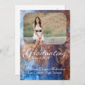 5 x 7 bekendmaking van Rusted Metal Old Steel Gru  Aankondiging (Voorkant / Achterkant)