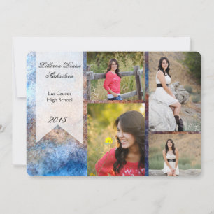 5 x 7 bekendmaking van Rusted Metal Old Steel Gru  Aankondiging