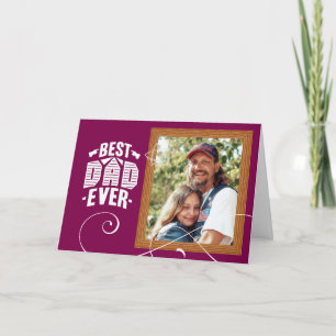5" x 7" 'Beste vader ooit' Custom Vaderdag Kaarten