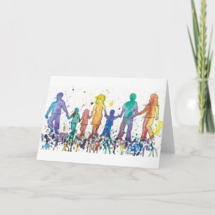 5 x 7 blanco folded card kaart