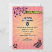 5 X 7 BMX Birthday Uitnodiging (Achterkant)