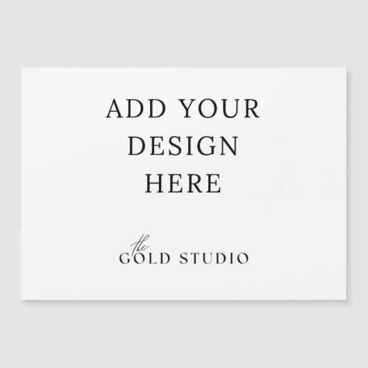 5 x 7 Carte postale magnétique Vide de paysage (Devant)