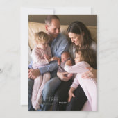 5 x 7 Cheers à la Carte de Jour de l'An (Dos)