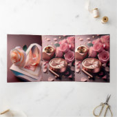 5" x 7" drievoudig letter vouw uitnodiging (Binnen)