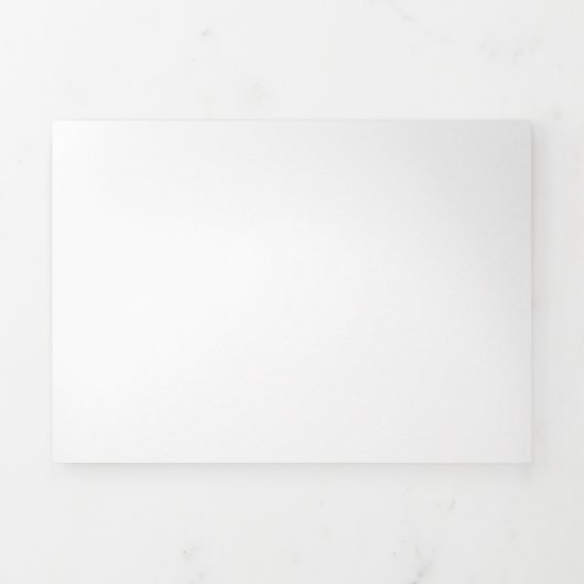 5" x 7" Drievoudige Letter Vouw Uitnodiging (Cover)