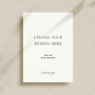 5 x 7" enkelzijdige Kaart afdrukken