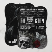 5 x 7 Faire-part de mariage Hauning Adeline Zade M (Devant / Derrière)