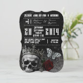 5 x 7 Faire-part de mariage Hauning Adeline Zade M (Debout devant)