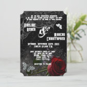 5 x 7 Faire-part de mariage Hauning Adeline Zade M (Debout devant)