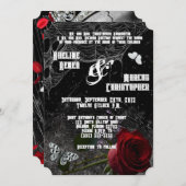 5 x 7 Faire-part de mariage Hauning Adeline Zade M (Devant / Derrière)