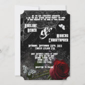 5 x 7 Faire-part de mariage Hauning Adeline Zade M (Devant)