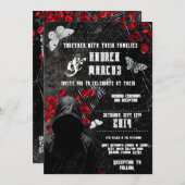 5 x 7 Faire-part de mariage Hauning Adeline Zade M (Devant / Derrière)