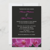 5 X 7 Faire-part de mariage orchidée — Orchidées v (Dos)