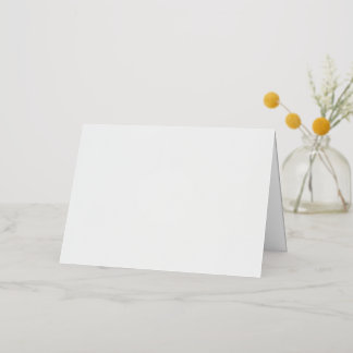 5 x 7 Folie Vouw Wenskaart, Kleur: Zilver, M Wenskaart