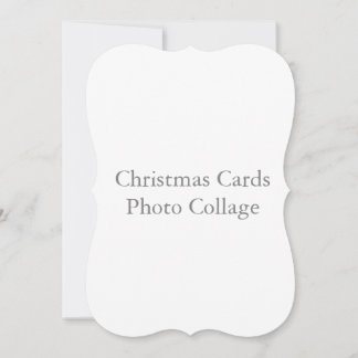 5" x 7" Haak kerstkaarten fotocollage Kaart