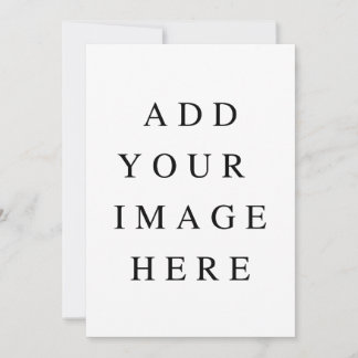 5 x 7 in aangepaste afdruk kaart