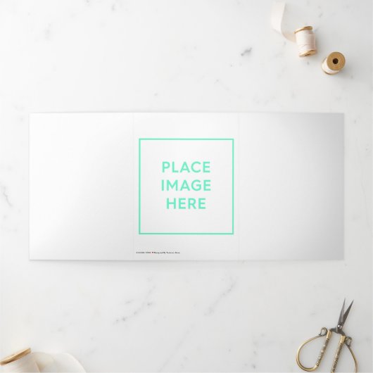 5 x 7-inch drieledige Letter-kaart Drieluik Kaart (Buitenkant)