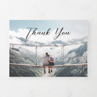 5 x 7-inch drieledige Letter Vold Holiday Kaart