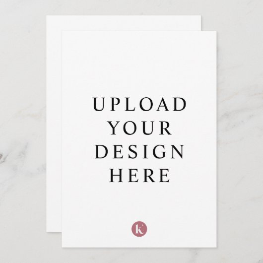 5 x 7 inch uitnodiging (Voorkant / Achterkant)