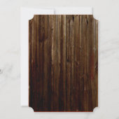 5 x 7 Initiales Mason Jar Faire-part de mariage ru (Dos)