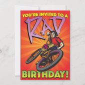 5 X 7 Invitation d'anniversaire BMX (Devant)